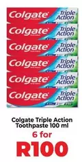 Colgate - Triple Action Toothpaste 100 ml