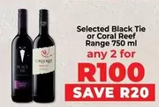 Coral - Black Tie or Reef Range