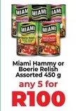 Miami - Hammy or Boerie Relish