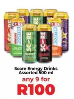 Score - Energy Drinks