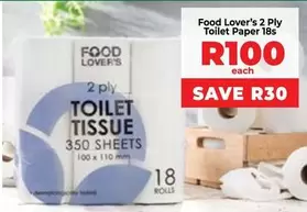 2 Ply Toilet Paper 18s