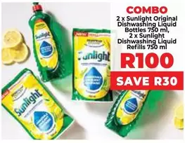 Sunlight - Dishwashing Liquid Bottles and Refills