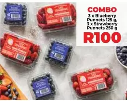 Blueberry Punnet, Strawberry Punnet