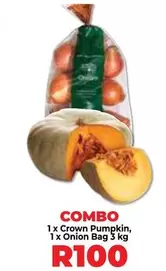 Crown - Pumpkin, Onion Bag