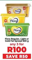 Flora - Regular, Light or Gold Fat Spread