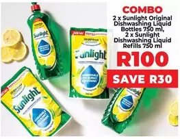 Sunlight - Dishwashing Liquid Bottles and Refills