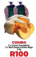 Crown - Pumpkins, Red Sweet Potato Bags