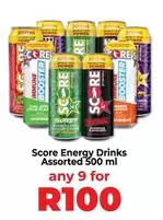 Score - Energy Drinks