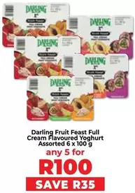 Darling - Fruit Feast Full Cream Flavoured Yoghurt