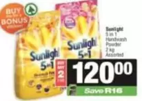 Sunlight - 5 in 1 Handwash Powder