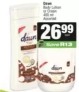 Dawn - Body Lotion or Cream