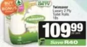 Twinsaver - Luxury 2 Ply Toilet Rolls