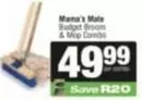 Budget Broom & Mop Combo