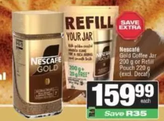 Nescafé - Gold Coffee Jar or Refill Pouch