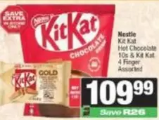 Kit Kat - Hot Chocolate 10s & 4 Finger Assorted