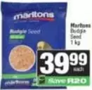 Maritons - Budgie Seed