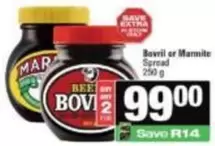 Bovril or Marmite Spread