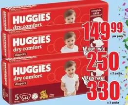 Huggies - Dry Comfort Diapers