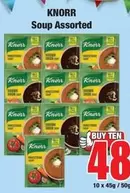 Knorr - Soup Assorted