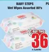 Wet Wipes Assorted 80's