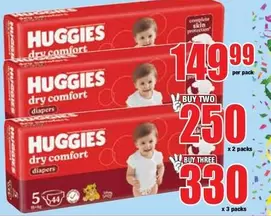 Huggies - Dry Comfort Diapers