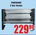 Pineware - 2 Bar Heater