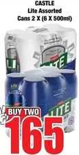 CASTLE - Lite Assorted Cans