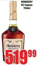 Hennessy - VS Cognac 750ml
