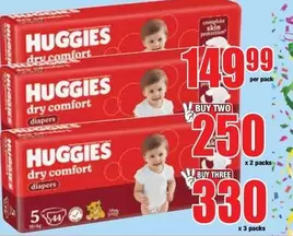 Huggies - Dry Comfort Diapers