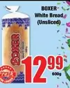 Boxer - White Bread (Unsliced)