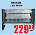 Pineware - 2 Bar Heater