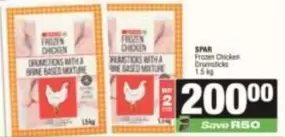 Spar - Frozen Chicken Drumsticks