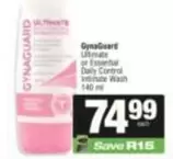 Daily - Ultimate or Essential Control Intimate Wash