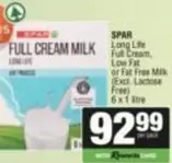 Spar - Long Life Full Cream Milk