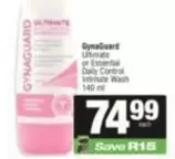 Daily - Ultimate or Essential Control Intimate Wash