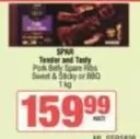Spar - Pork Belly e Ribs