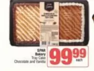 Spar - Tray Cake Chocolate and Vanilla