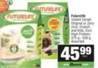 FutureLife - Instant Cereal Original or Zero (incl. Crunch and Kids, Excl. High Protein)