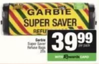Super Saver Refuse Bags
