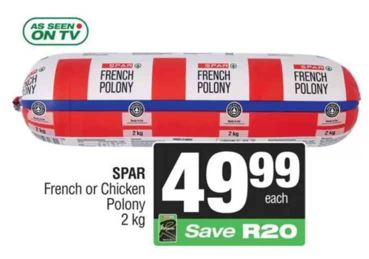 Spar - French or Chicken Polony