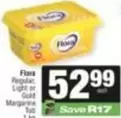Flora - Regular, Light or Gold Margarine Tub