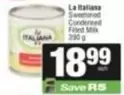 La Italiana - Sweetened Condensed Filled Milk