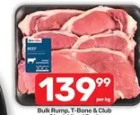 Pick n Pay - Bulk Rump, T-Bone & Club Steak