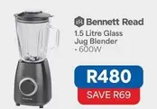 1.5 Litre Glass Jug Blender 
• 600W