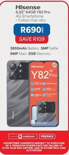 Hisense - Y82 Pro 4G Smartphone