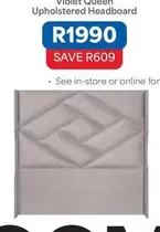 Violet Queen Upholstered Headboard