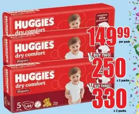 Huggies - Dry Comfort Diapers