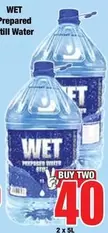 Prepared Still Water