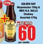Golden Ray - Mayonnaise & Chutney