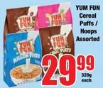 Cereal Puffs / Hoops